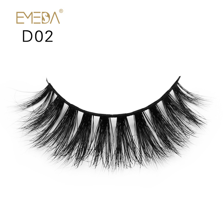 3D Mink Eyelashes,Siberian Real Furs Mink Eyelash Strips,Individual Lash Vendor YH012